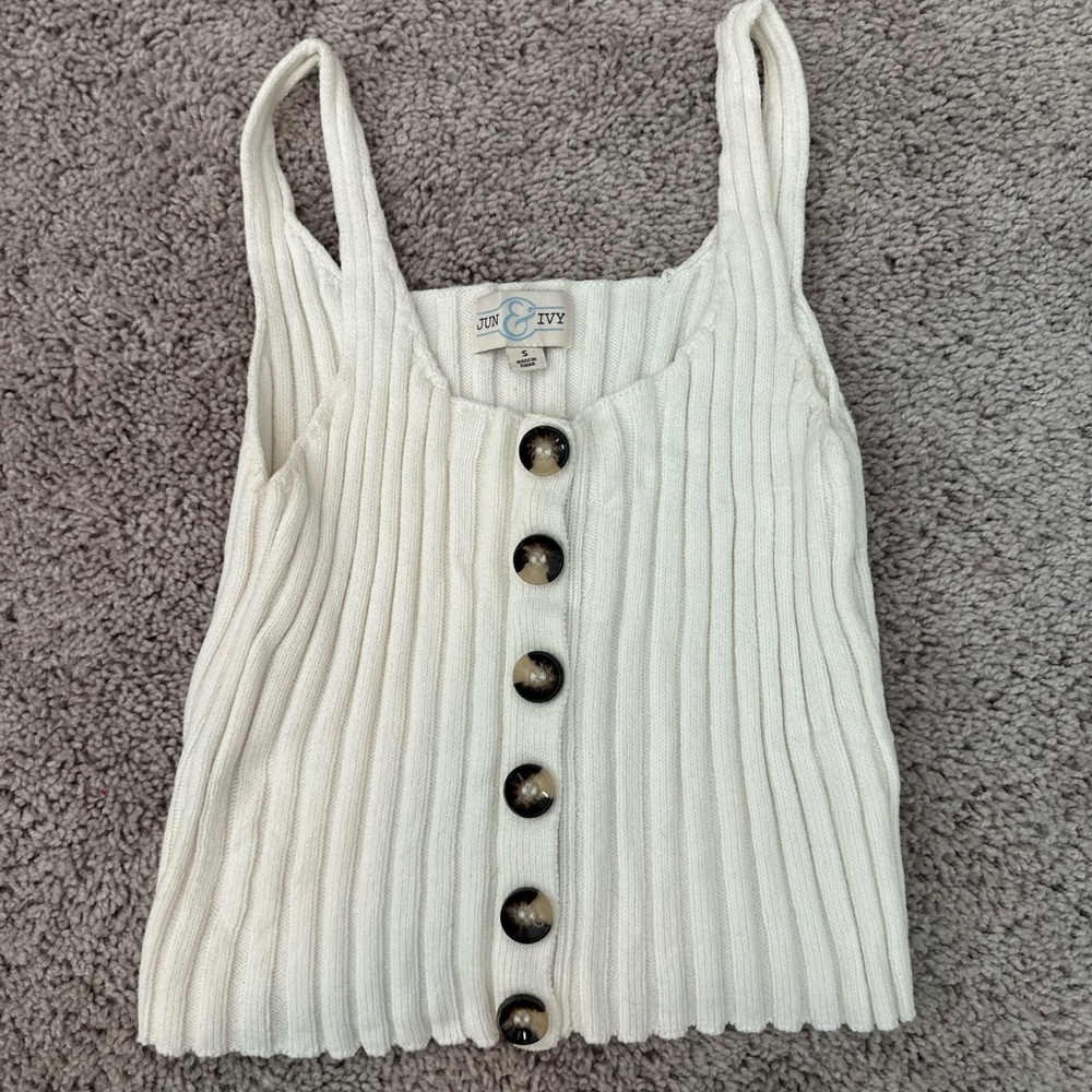 Tank top button up